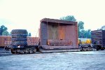 Cotton Belt six axle depressed center flat SSW #80005